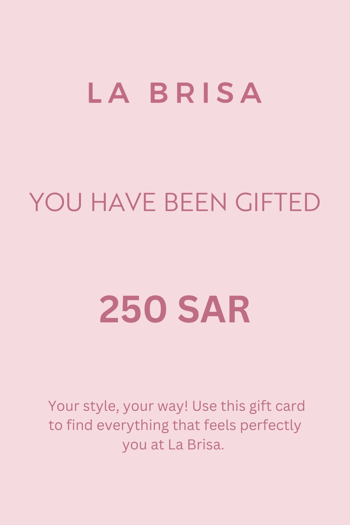 Gift Card 250