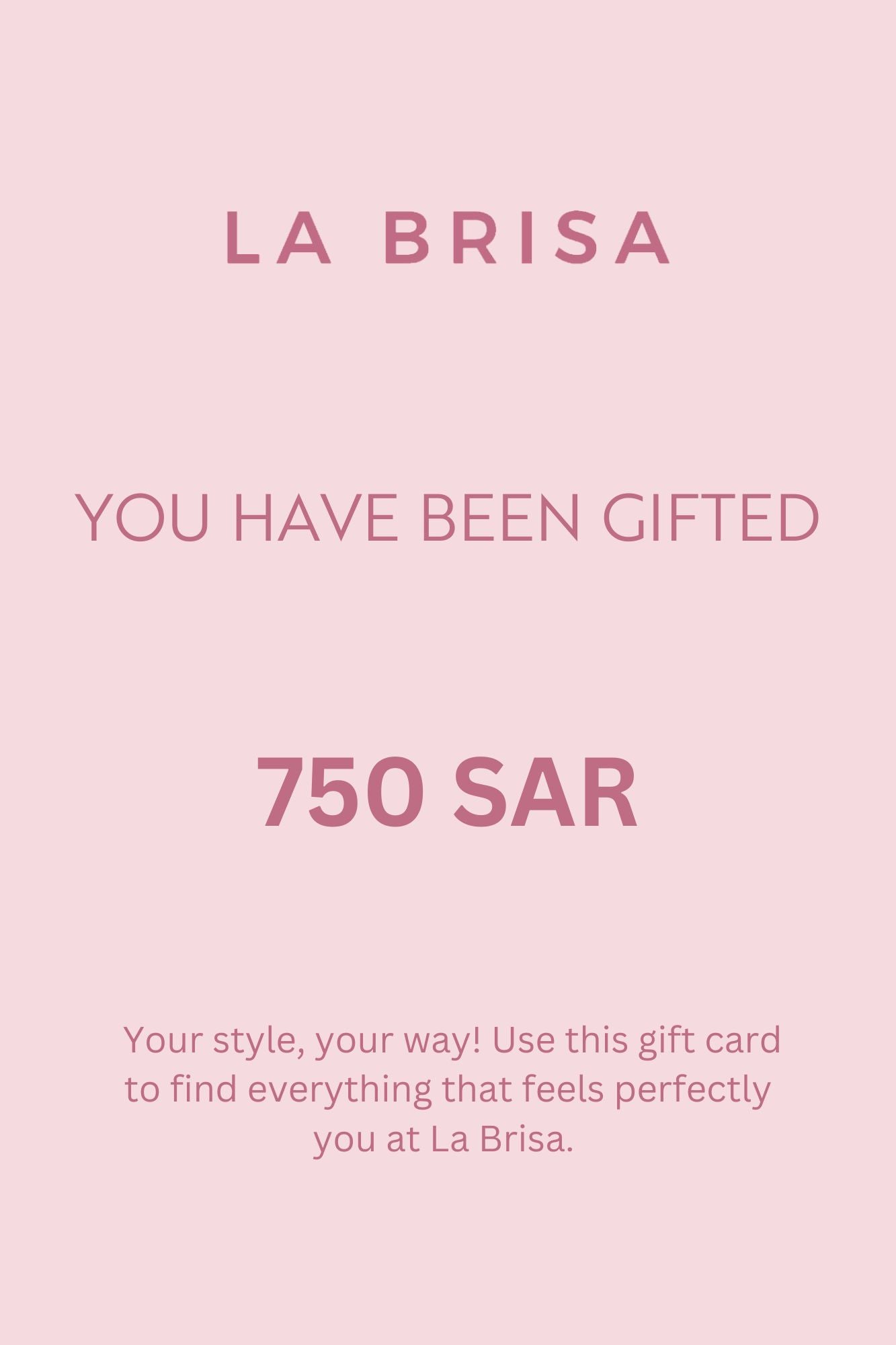 Gift Card 750
